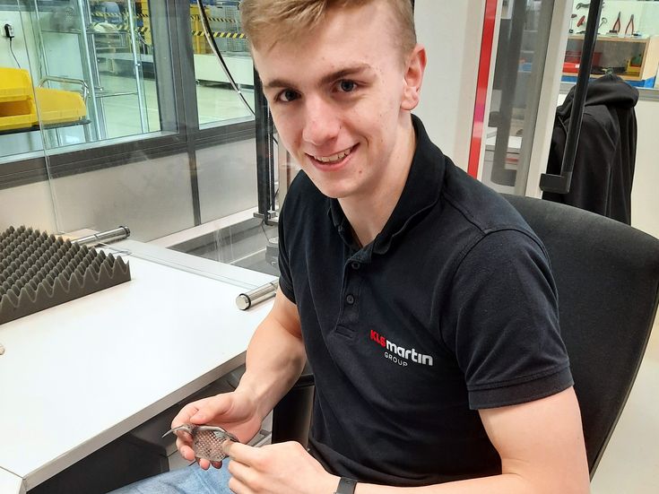 Matthias Sauter, Dualer Student im Bereich Maschinenbau