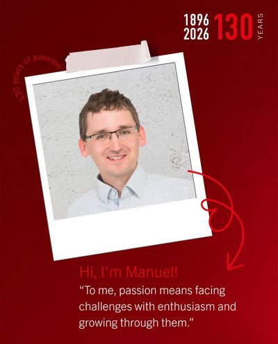 ❤️ 130 years of passion | Meet Manuel<br />
<br />
„For me, passion means inspiration and dedication in my day-to-day work, to also emerge stronger from difficult situations.“<br />
<br />
For Manuel, innovation happens when different disciplines come together. 💡<br />
<br />
As a Development Engineer, he works with colleagues across teams and countries to turn ideas into solutions that make a real difference in the operating theatre. 🤝✨<br />
<br />
His story shows that passion, teamwork and dedication are the foundation of continuous improvement and lasting innovation. 🚀❤️<br />
<br />
Thank you, Manuel, for being part of the story behind KLS Martin. 🙌<br />
<br />
🔗 Discover his full story and more employee stories on our website.<br />
<br />
#KLSMartin #130yearsKLSMartin #130YearsOfPassion #EmployeeStories #TeamKLSMartin