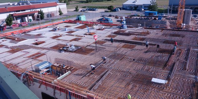 Concrete core activation