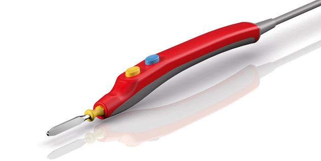 Monopolar electrode handle