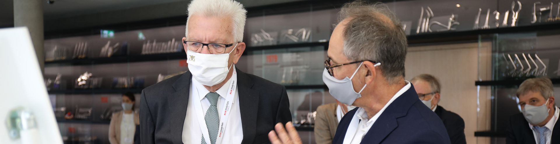 Minister President Winfried Kretschmann and President Michael Martin