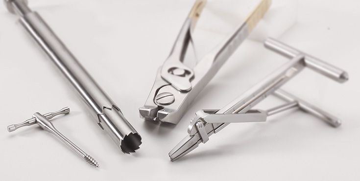Instrumentos quirúrgicos  para la cirugía de la mano