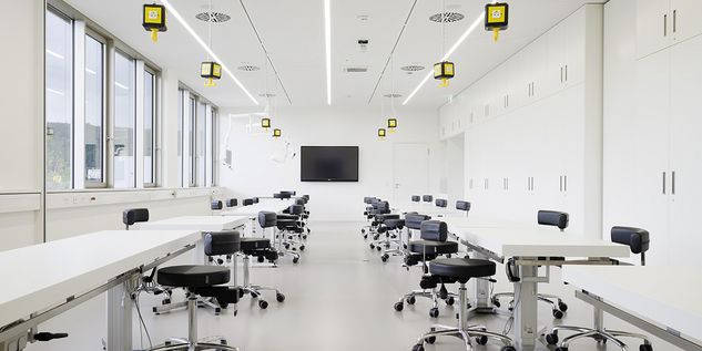 KLS Martin World workshop room